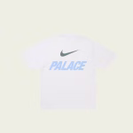 Palace Nike Font Swoosh T-shirt White back view