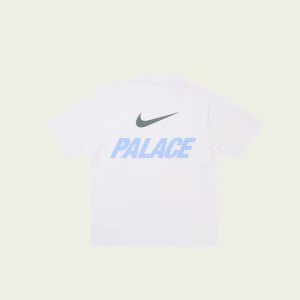 Palace Nike Font Swoosh T-shirt White back view