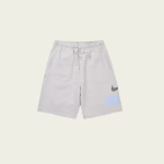 Palace Nike Sweat Short Grey Marl - Front View