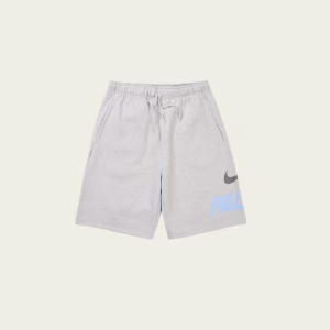 Palace Nike Sweat Short Grey Marl - Front View