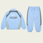 Back view of Palace Nike Tracksuit Sky Blue