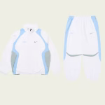 Palace Nike Tracksuit White front view showing clean and modern design