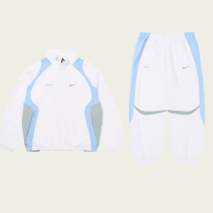 Palace Nike Tracksuit White front view showing clean and modern design