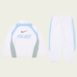 Palace Nike Tracksuit White back view with clean and smooth finish