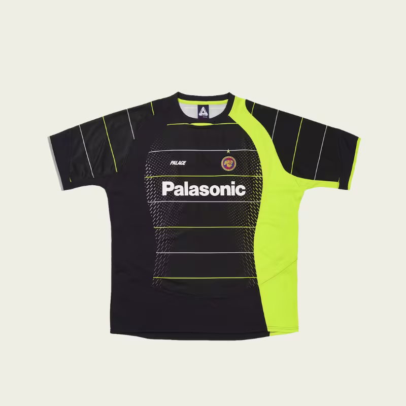 Front view of the Palace Pro Team Jersey Black Palace Pro Team Jersey Black front view