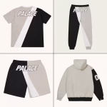 Back view of the Palace Tricolor Sportswear Collection Grey