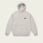 Performance Hood Grey – Front view of hoodie