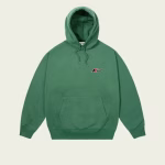 Performance Hood Racey Green front view Palace hoodie