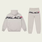 Back view of Performance Tracksuit Grey, showing the clean design and fit