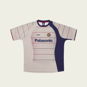 Palace Pro Team Jersey Grey front view showing design and fit.