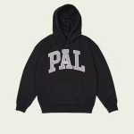 palace gap hoodie black front view