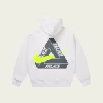 PALACE NIKE TRI SWOOSH HOODIE WHITE back view