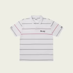 Palace Golf Polo White T-shirt front view with clean premium streetwear design