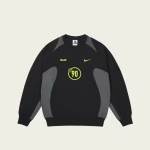 Palace Nike Total P90 Crew Black sweatshirt front view