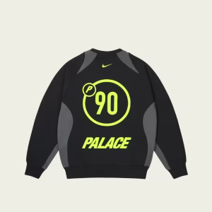Palace Nike Total P90 Crew Black sweatshirt back view