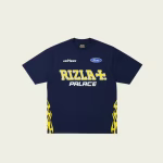 Palace Rizla T-Shirt Navy front graphic premium streetwear tee