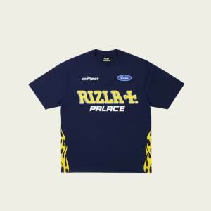 Palace Rizla T-Shirt Navy front graphic premium streetwear tee