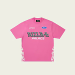 Palace Rizla T-Shirt Pink front view premium streetwear graphic tee