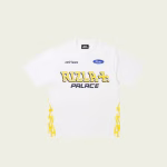 Palace Rizla T-Shirt White front view premium streetwear graphic tee