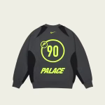 palace nike total p90 sweatshirts grey back view