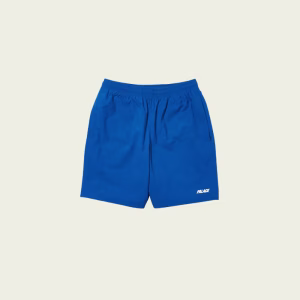 palace shorts Blue front view